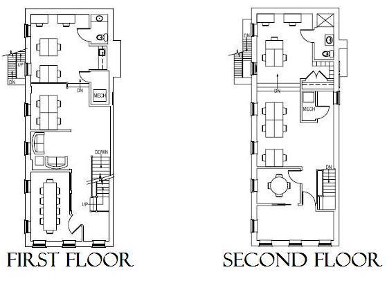 The floor plan for COin Loft 