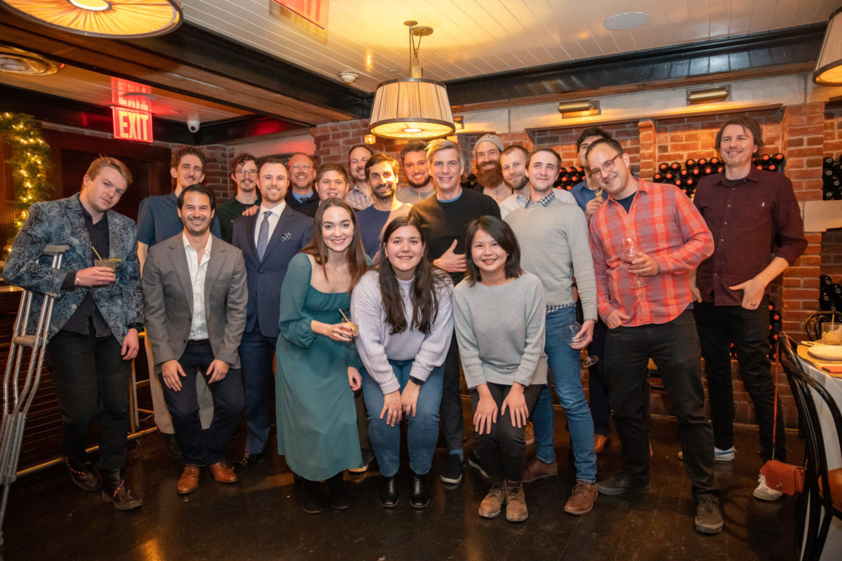 The Vistar Media team at a recent holiday party.