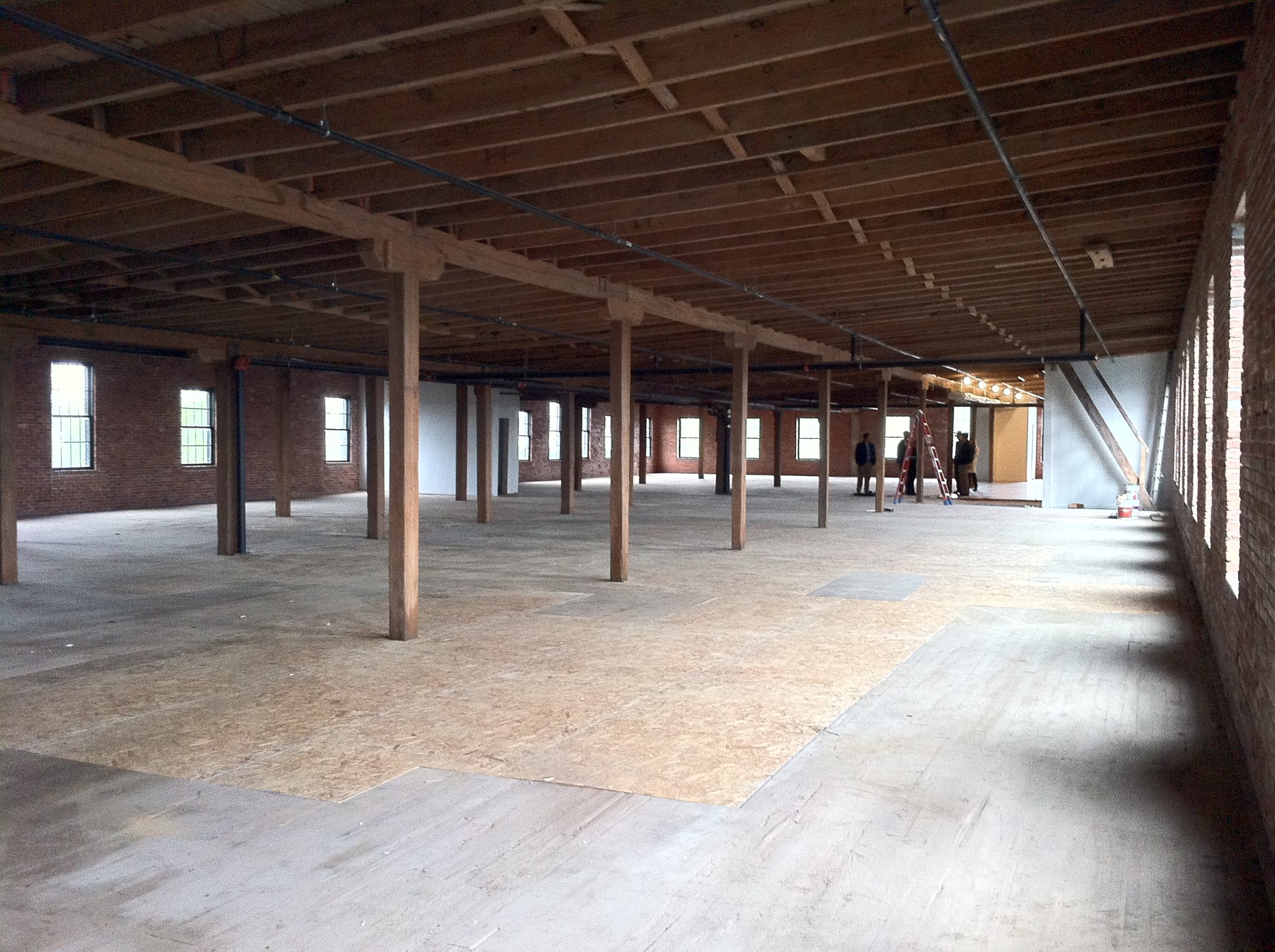 One half of the ETC’s third-floor space inside King Cork and Seal.