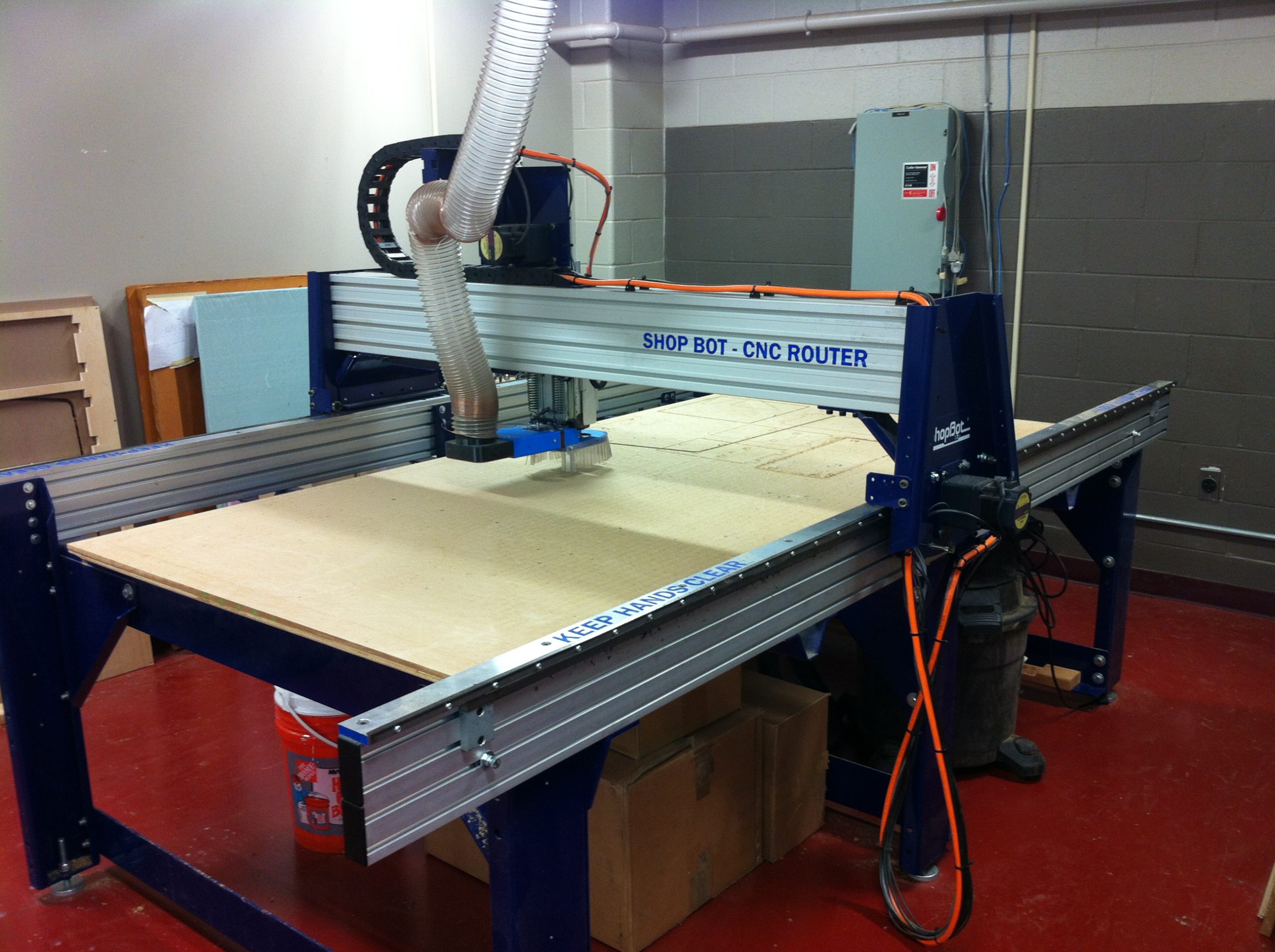 The ShopBot CNC router at Fab Lab Baltimore.