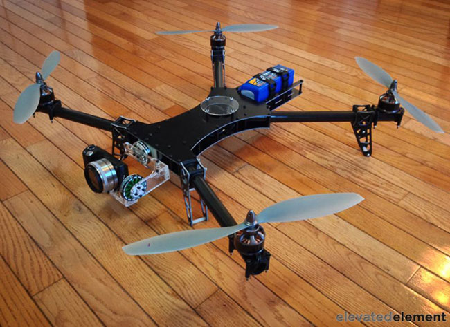 The Kilbys' "Cygnus Quadcopter."