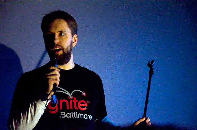 Ignite Baltimore co-organizer Mike Subelsky.