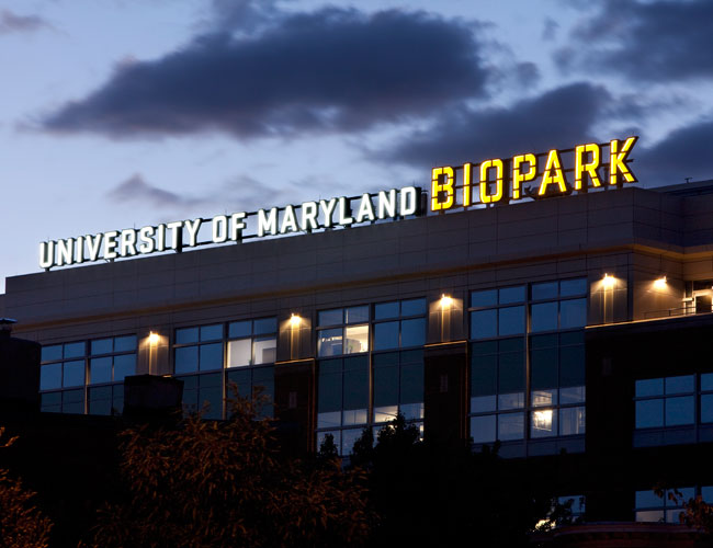 The University of Maryland BioPark.
