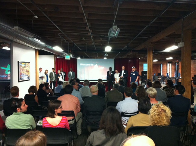 The AccelerateBaltimore demo day, held at ETC in May 2014.