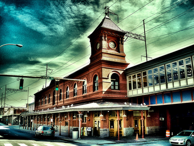 The Wilmington Train Station.