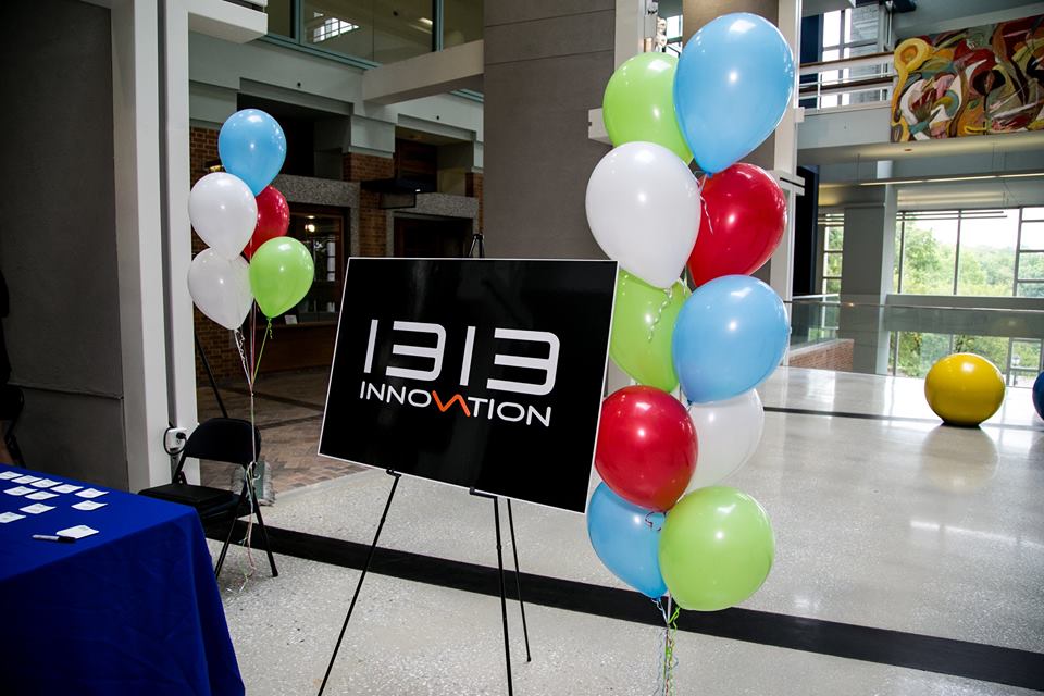 From 1313 Innovation’s grand opening party in June. The space is located inside the Hercules Building on Market Street.