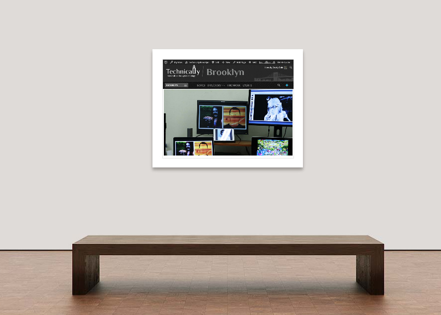 Put any digital work into a high-class gallery space with FFFFFartsy.com, like our site, for instance.