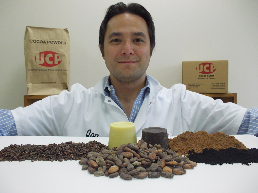 Jonathan Liu, president of United Cocoa Processor, Inc.