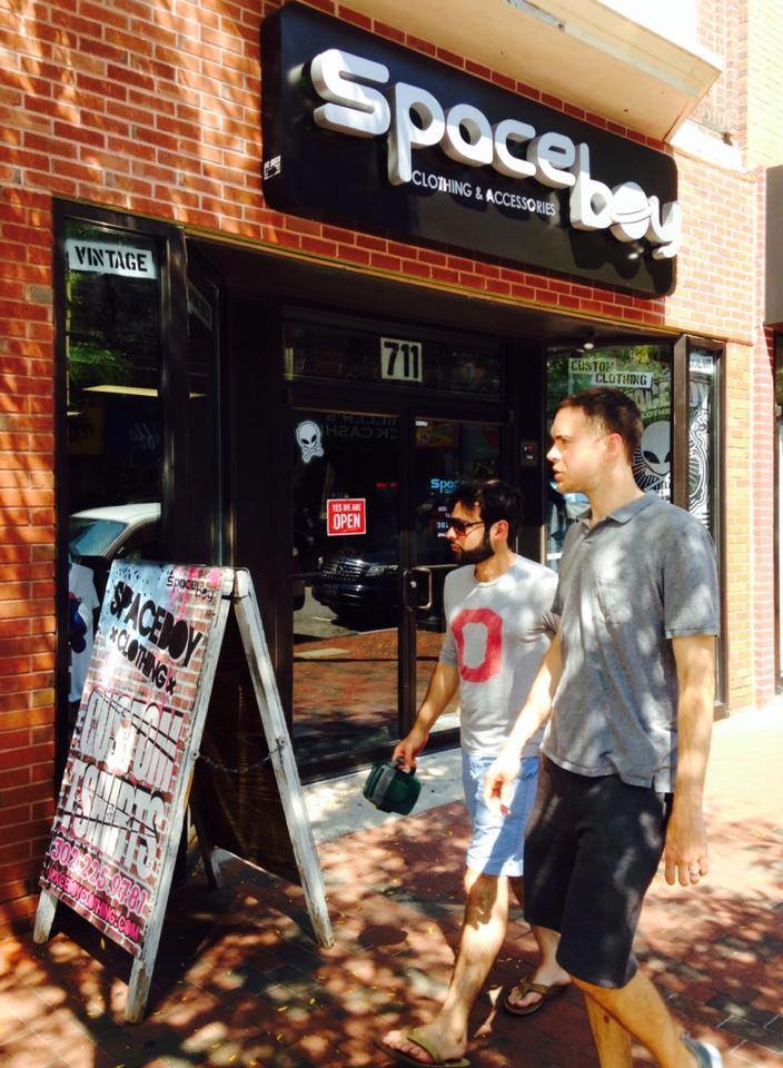 The new Spaceboy Clothing location, at 711 Market St., gets more foot traffic.