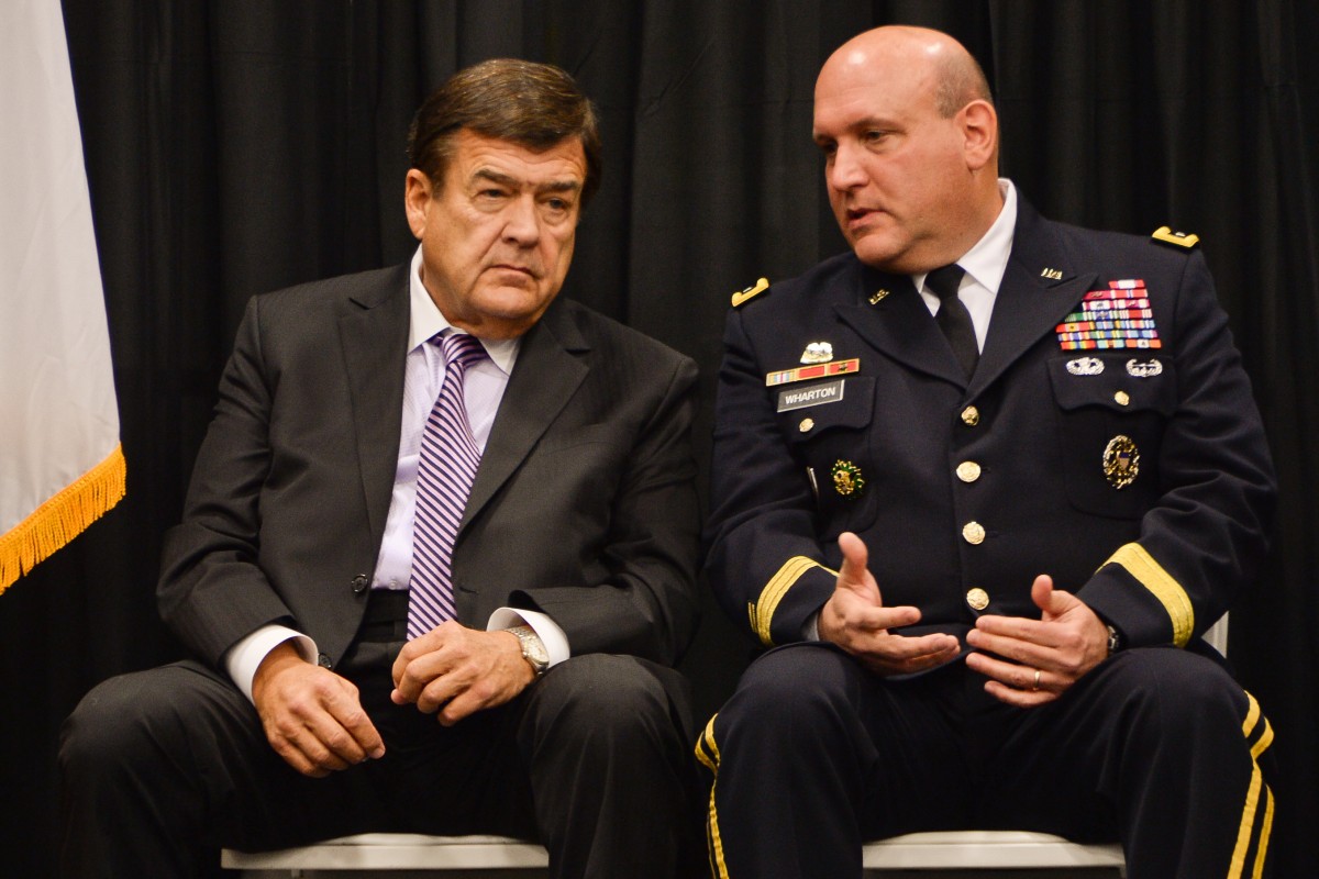 Rep. C.A. Dutch Ruppersberger (left) has long been an active voice on cybersecurity issues.