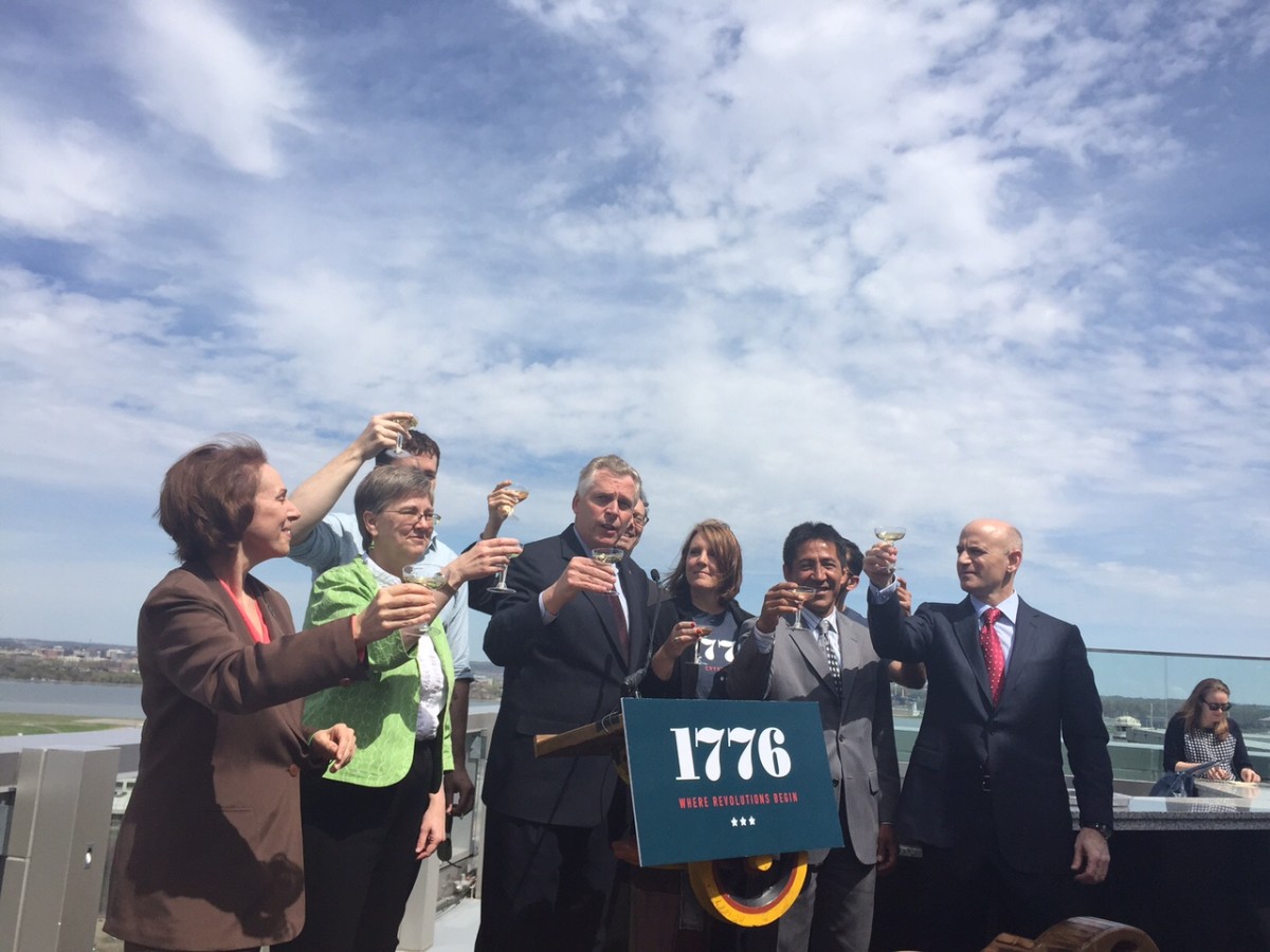 Many were invited to celebrate the deal, including Va. Gov. Terry McAuliffe.