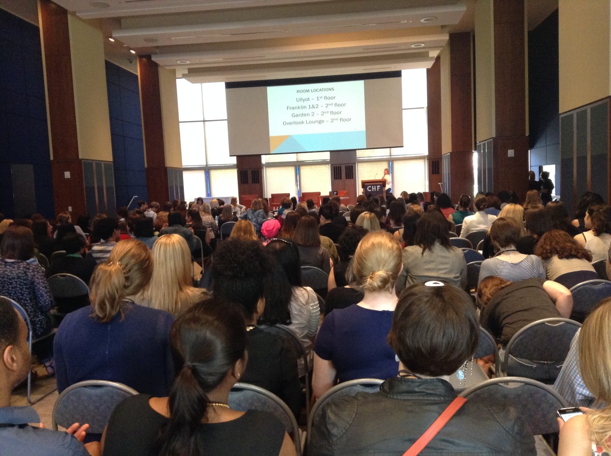 At the 2015 Women in Tech summit.