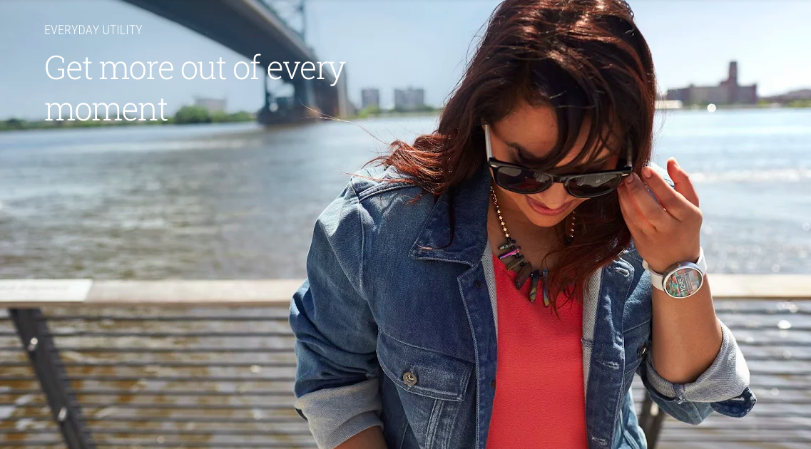 Melissa Alam in a campaign for Google’s Android Wear.