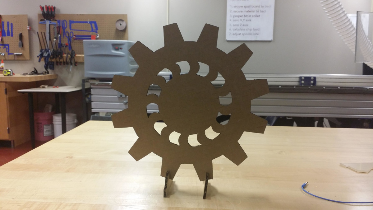 A mockup of our new 2015 award, designed by Fab Lab Baltimore.