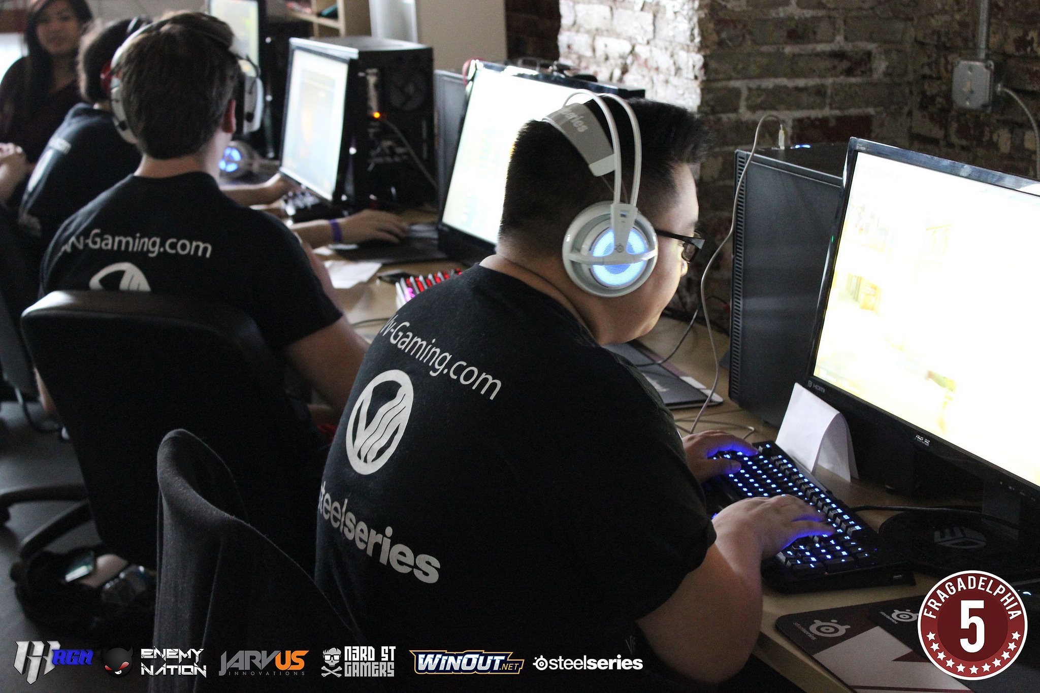 Teams compete in “Counter-Strike: Global Offensive” at Fragadelphia 5, a quarterly tournament held by N3rd Street Gamers.