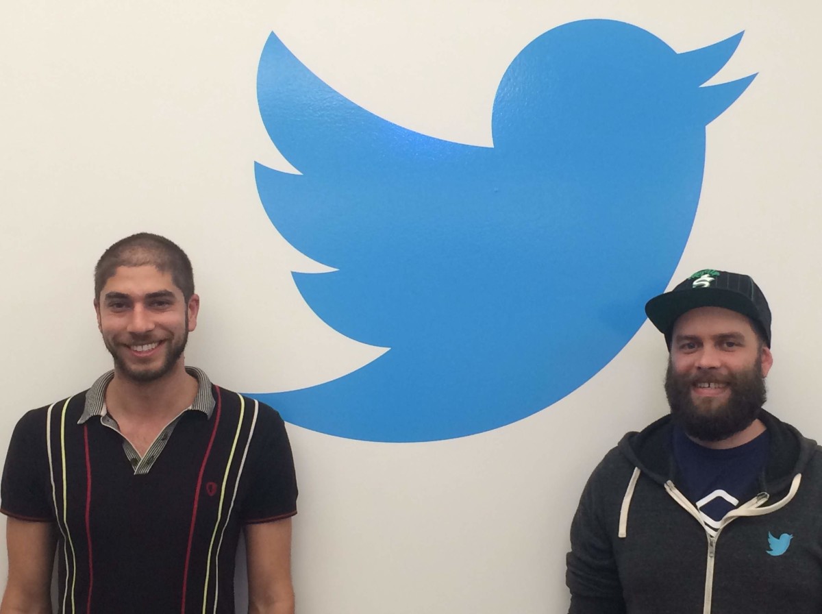 Stefan Natchev (left) and Adam Duke of ZeroPush, which recently got acquired by Twitter.
