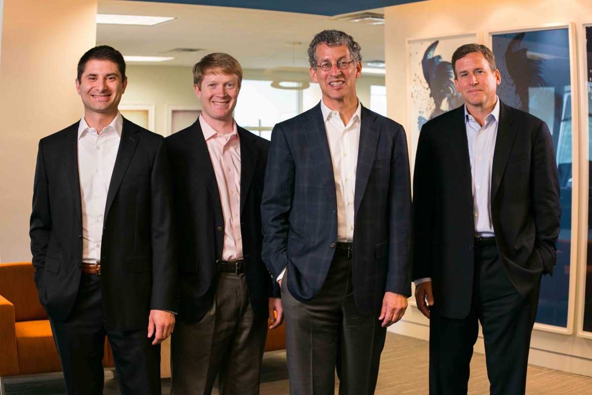 Osage Venture Partners’ (left to right) David Drahms, Sean Dowling, Bob Adelson and Nate Lentz.