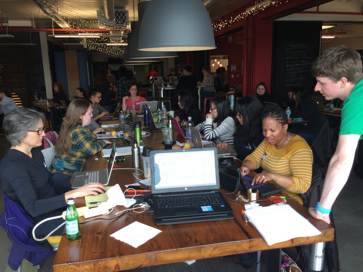 At the 2016 Bmore on Rails Workshop for Women.