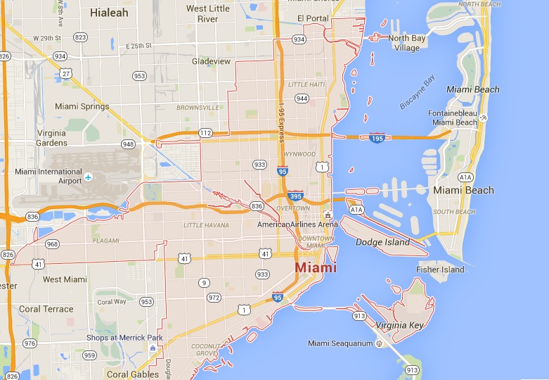 Miami Google Maps 