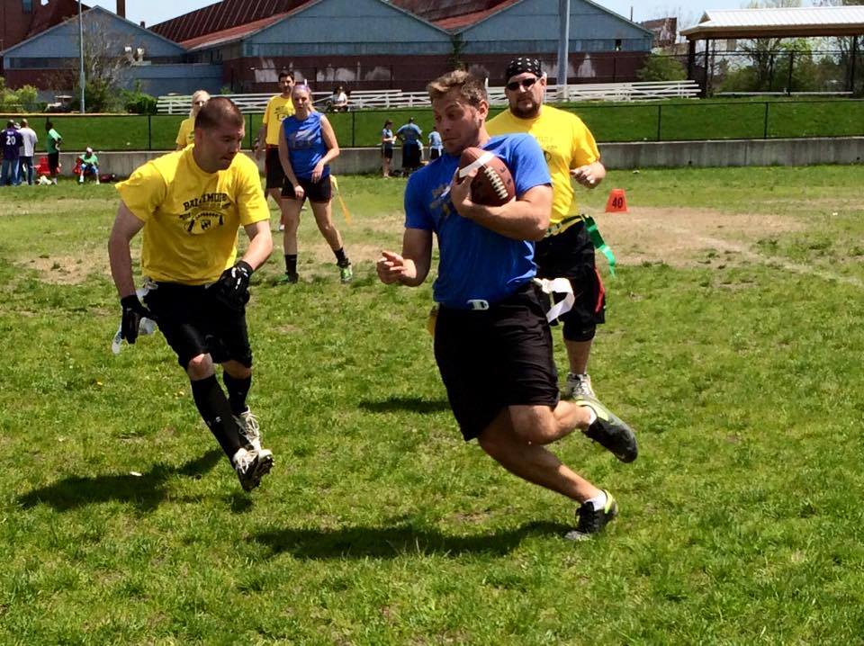 Baltimore Social offers flag football leagues.