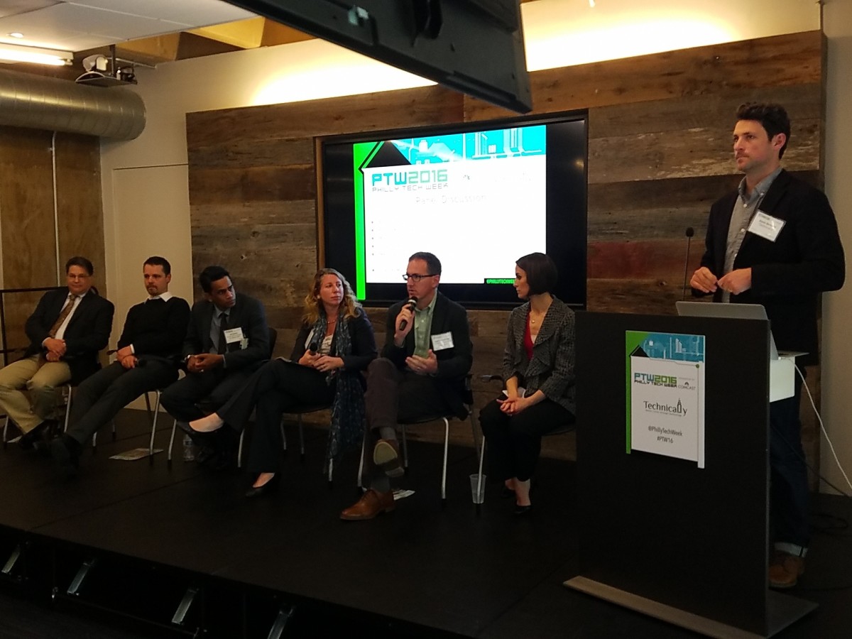 Moderated by Technical.ly Editor-in-Chief Zack Seward, a panel of stakeholders discussed the present and future of health and life sciences in the Philly region during Philly Tech Week 2016.