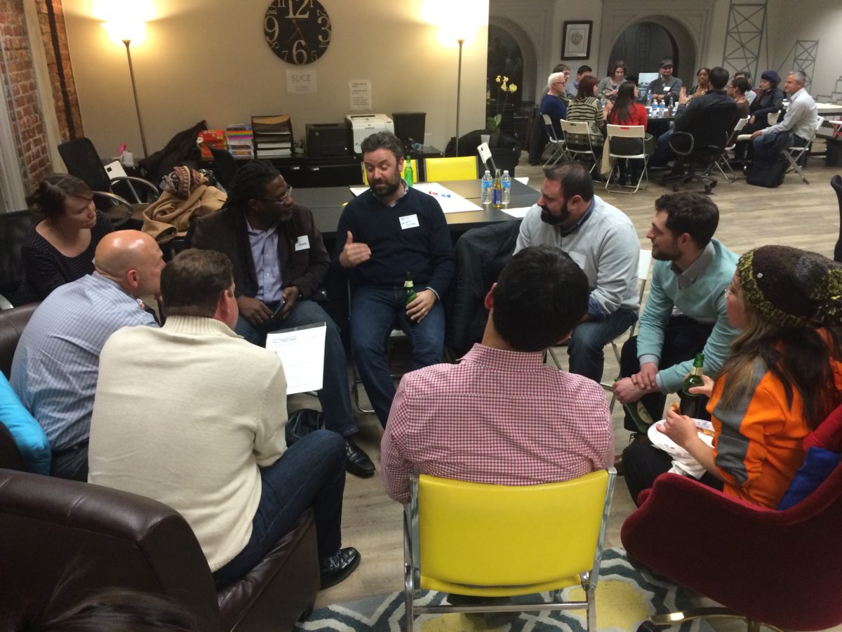A breakout group during 2015’s Help Plan BIW event.