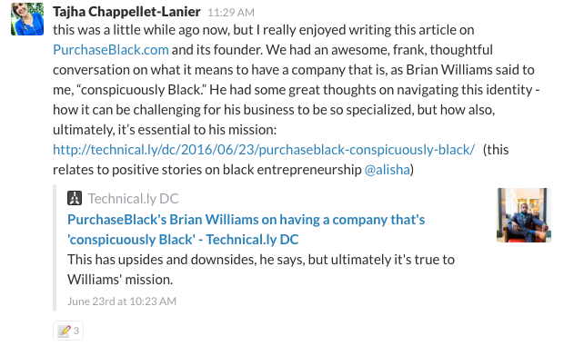 A story about running a "conspicuously Black" business, PurchaseBlack.com.