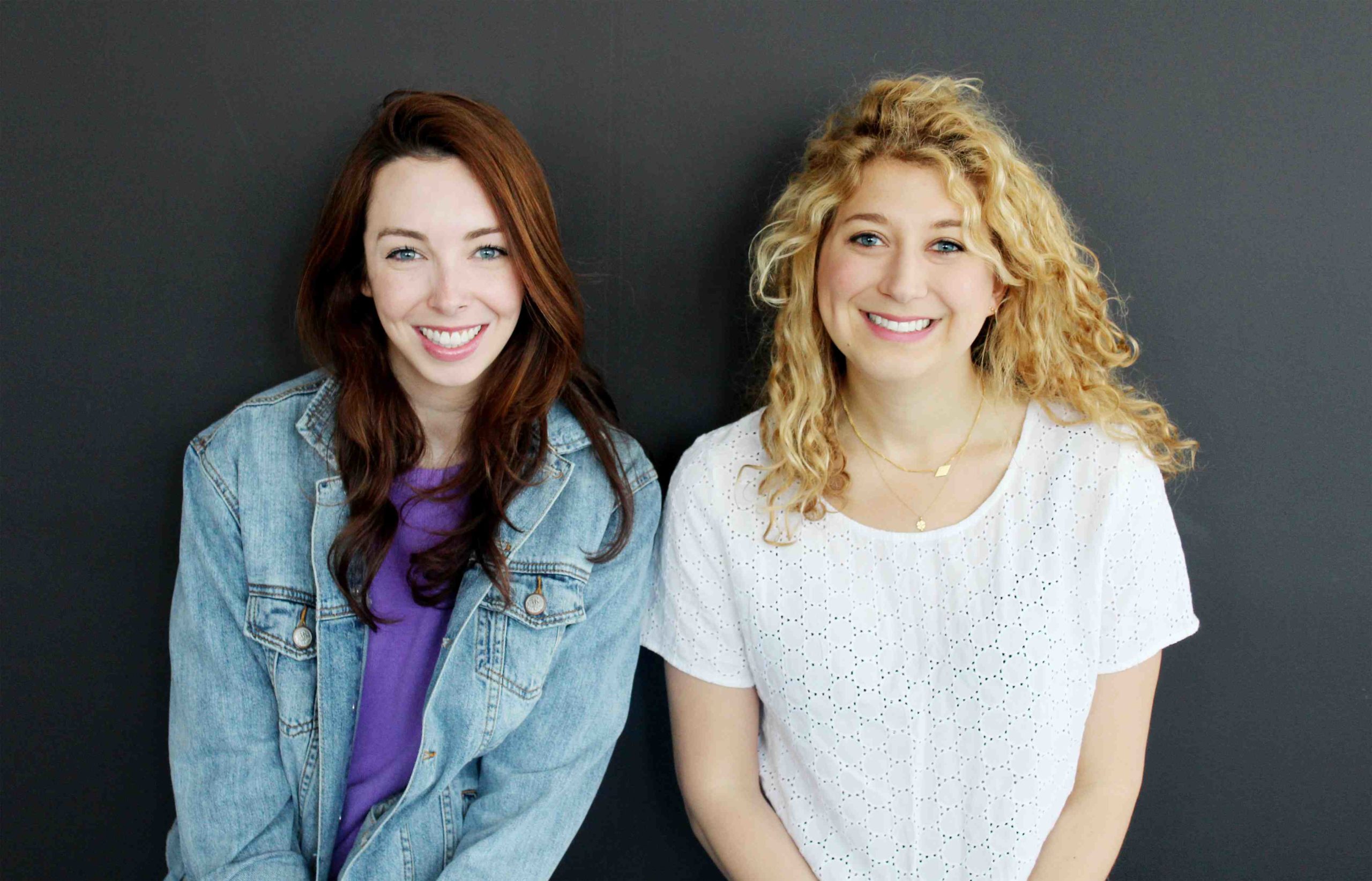 Liza Darwin (left) and Casey Lewis, Clover Letter cofounders.