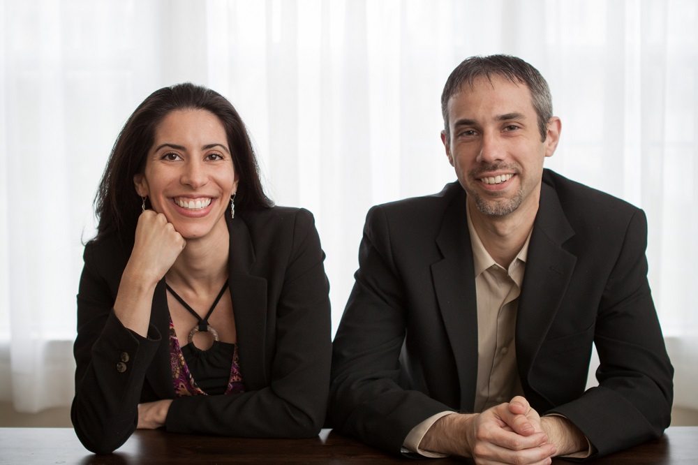 Light Point Security cofounders Zuly Gonzalez and Beau Adkins.