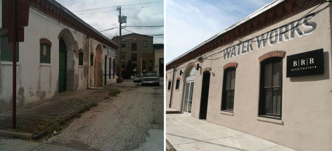 MM Partners' project at 3 Rector Street, before and after.