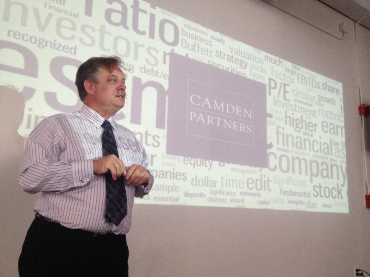 Camden Partners founder David Warnock speaks during Baltimore Innovation Week 2015.