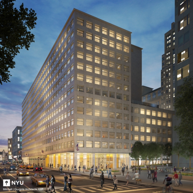 A rendering of NYU Tandon’s renovated 370 Jay St. building.