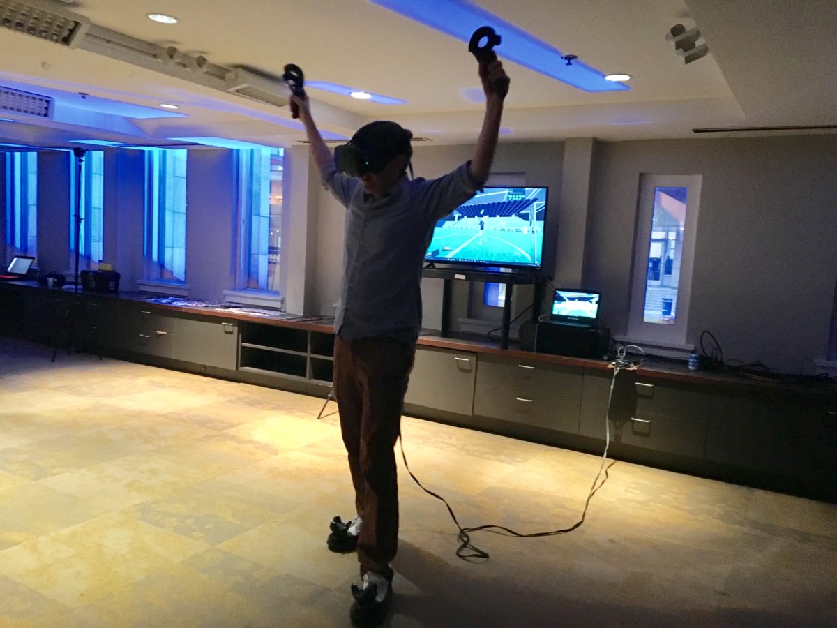 Playing VR sports with NotionTheory.
