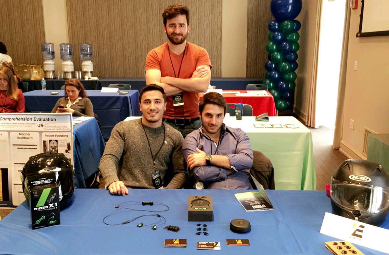 EAOS cofounders (left to right) Cihan Bilgin, Alperen Topay and Emin Faki.