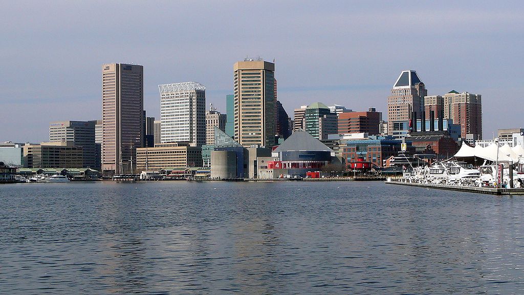 The Baltimore skyline.