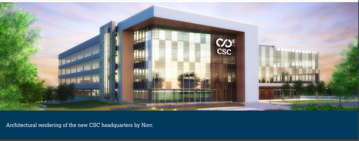 The 148,000 square-foot building is home to 650 CSC employees.