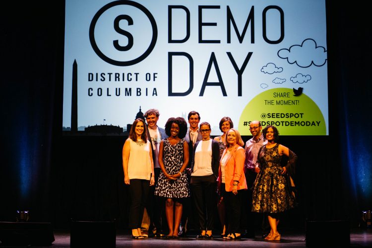SEED Spot’s first D.C. cohort pitched at the Warner Theatre.