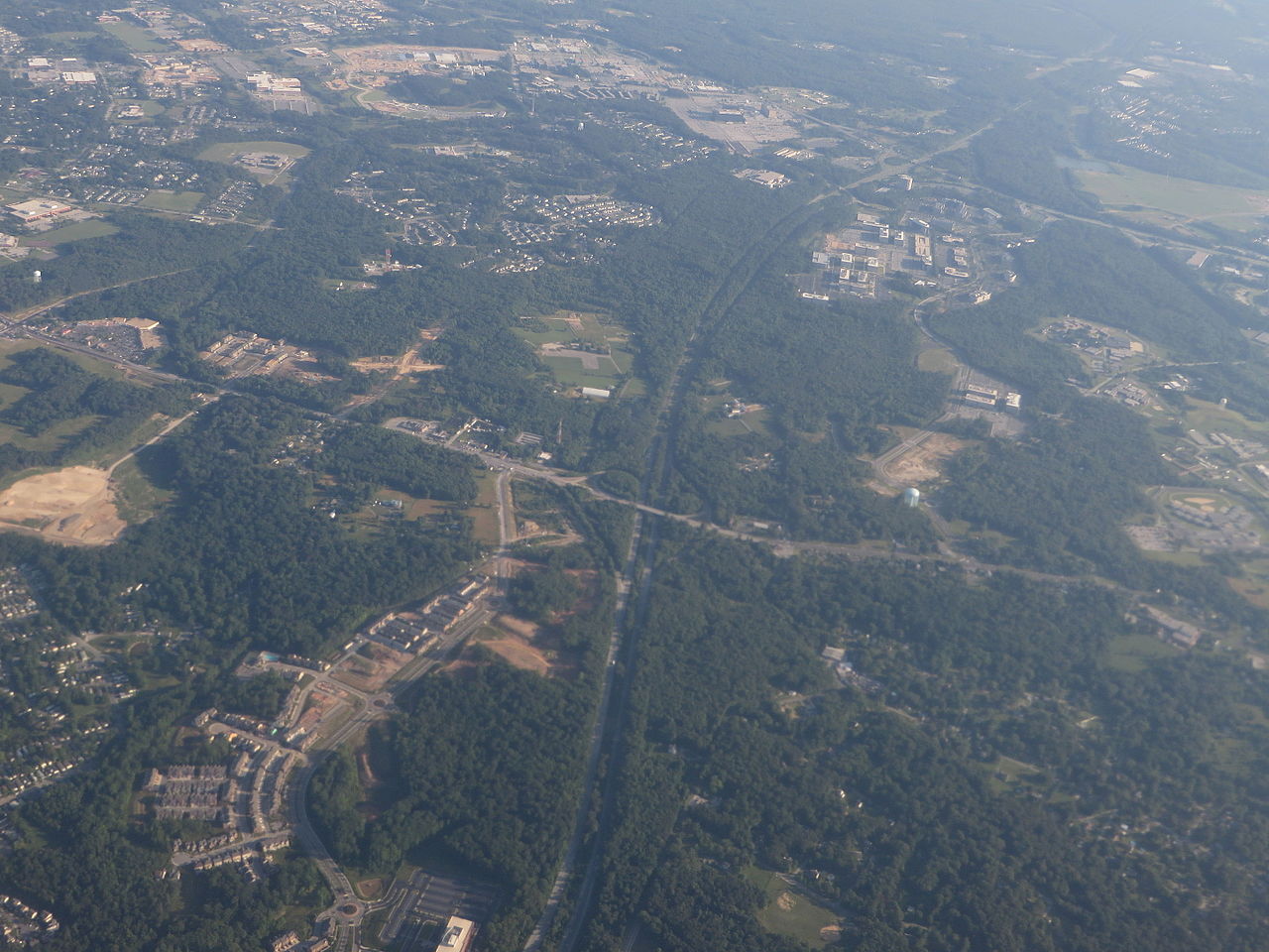Fort Meade (and Anne Arundel County) from above.