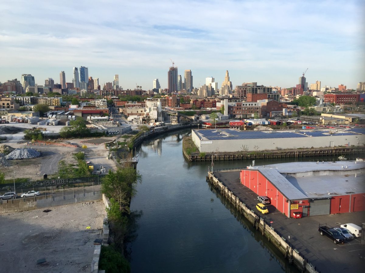 A view of the Gowanus Canal.
