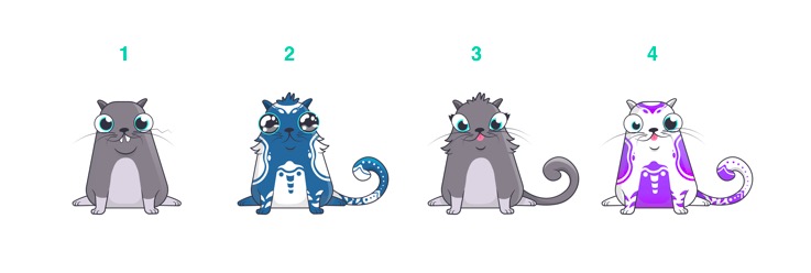These cryptokitties are goals af. (Courtesy image)