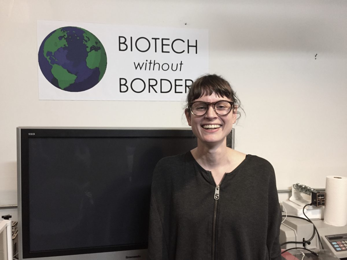 Dr. Sandra Breum Andersen spoke about antibiotic overuse at the “KNOW Science” lecture at Biotech Without Borders.