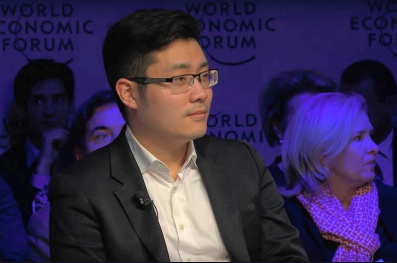 FiscalNote CEO Tim Hwang speaks at the World Economic Forum, Jan. 23, 2018.