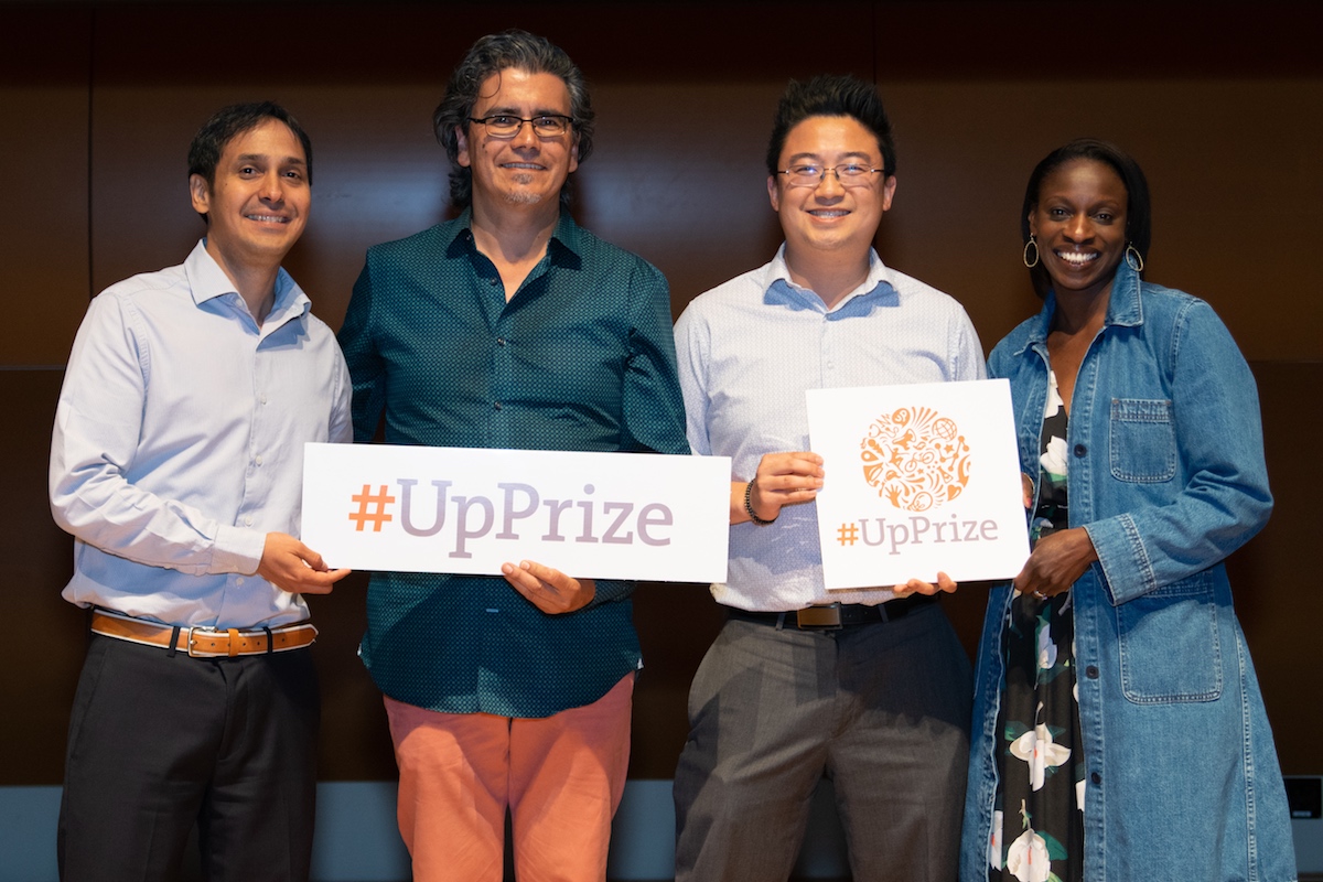 The winners of UpPrize’s 2018 Great Ideas competition.