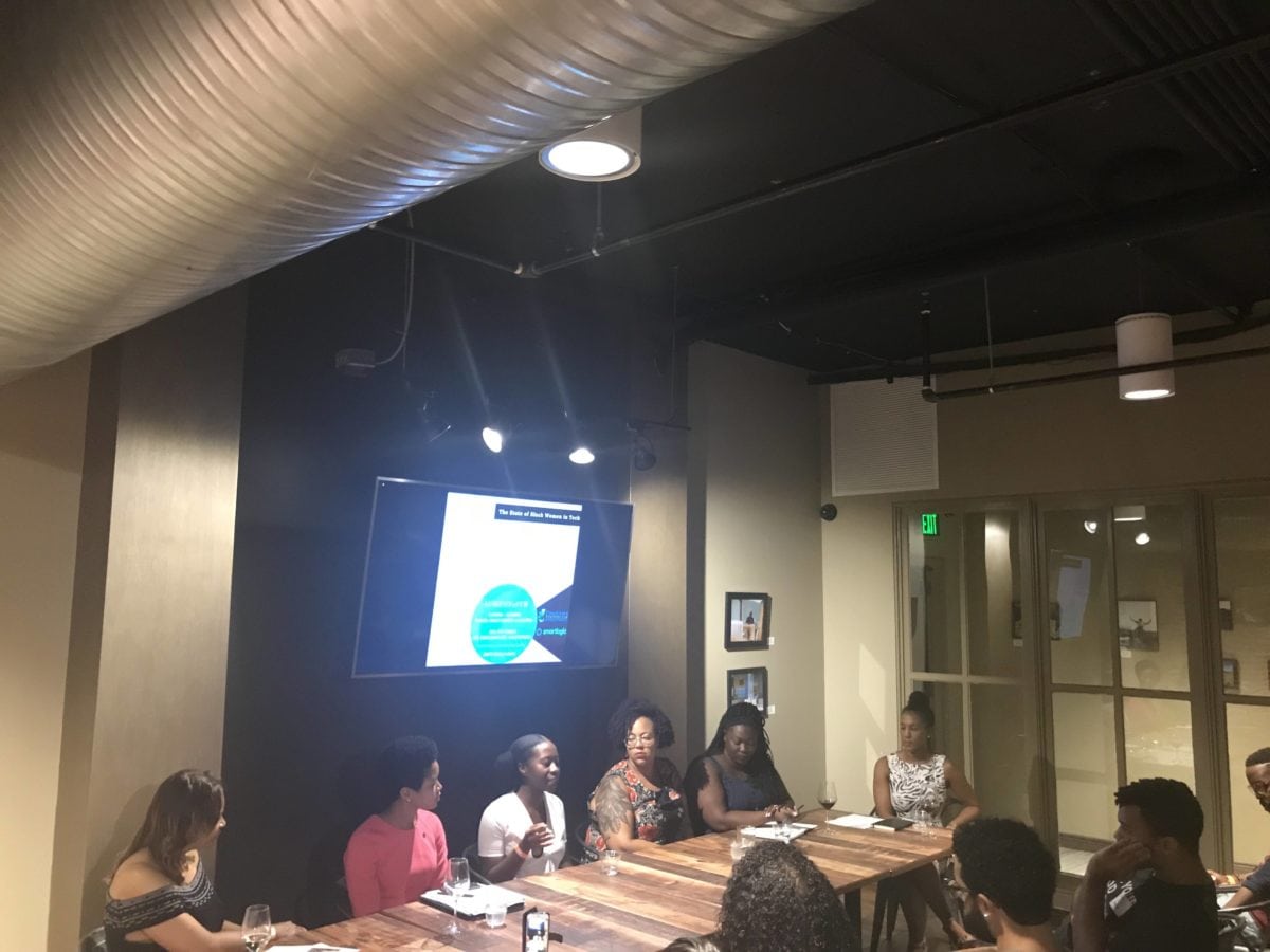 The State of Black Women in Tech panel at Ida B’s Table.