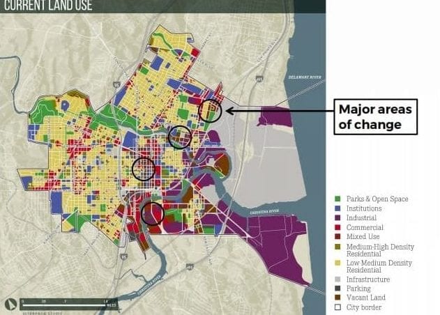 Proposed land-use changes. (Screenshot)