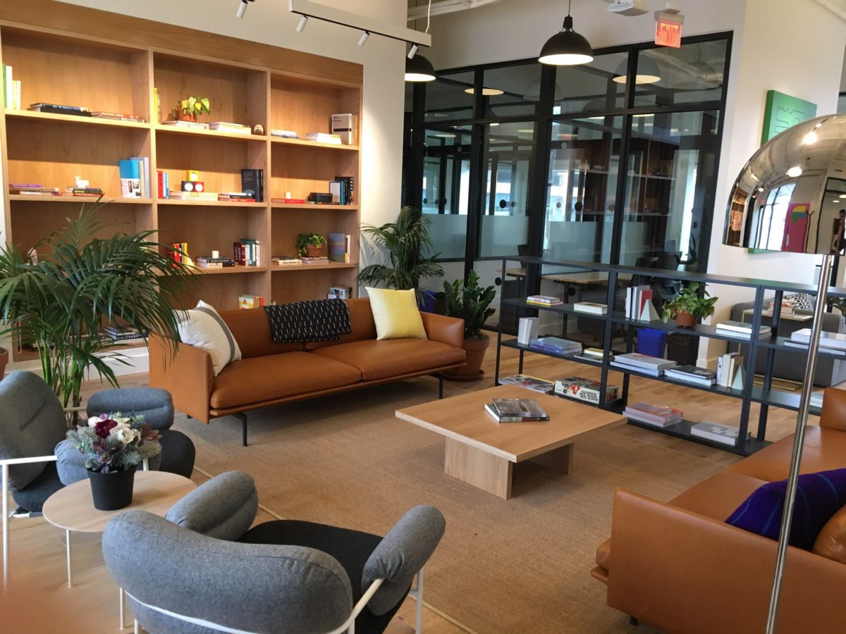 Inside WeWork’s space at University of Maryland College Park.