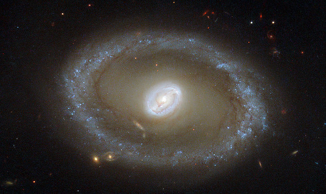 A NASA/ESA Hubble Space Telescope image of a galaxy known as NGC 3081.