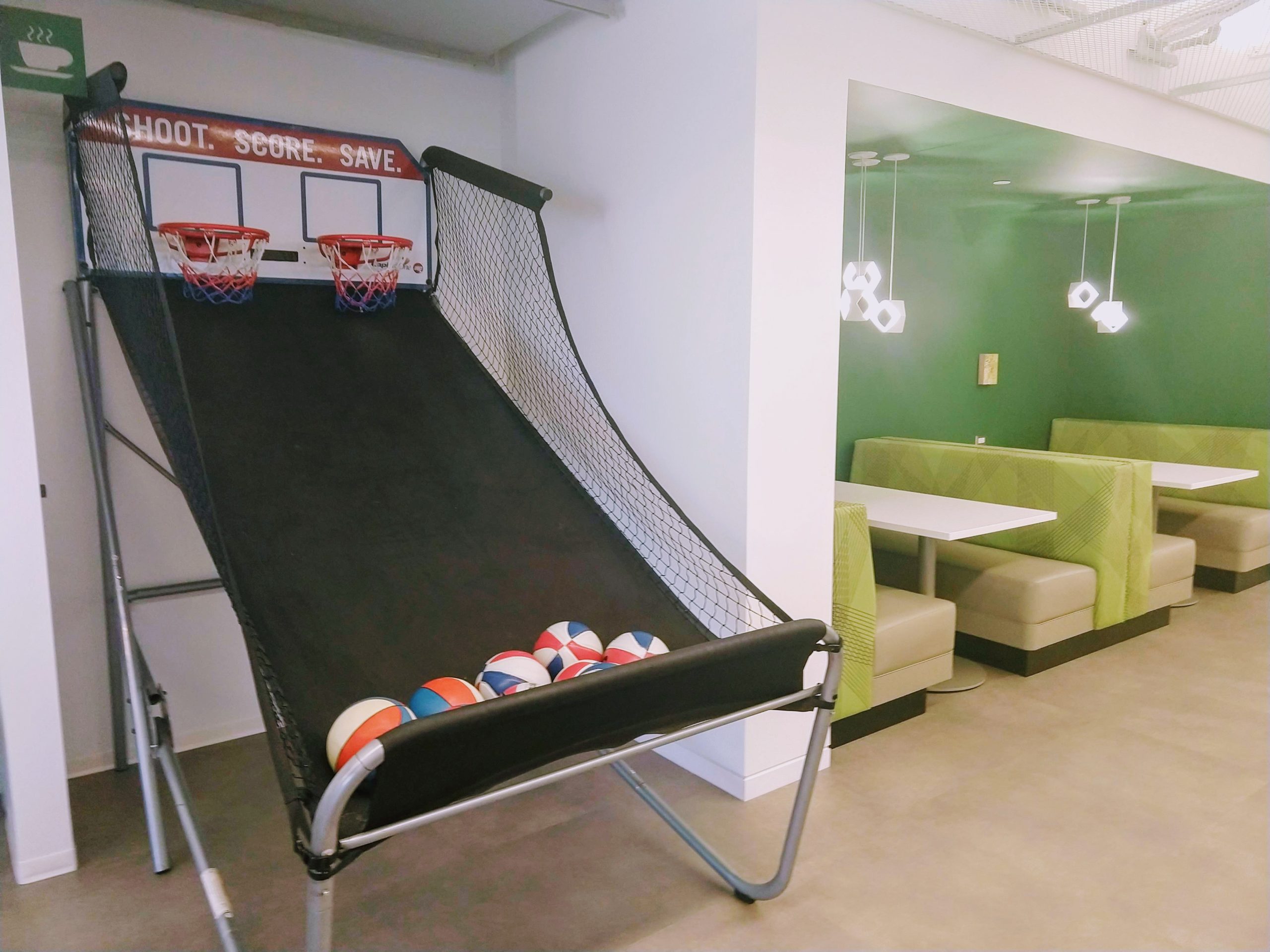 Capital One renovation - Recreation area