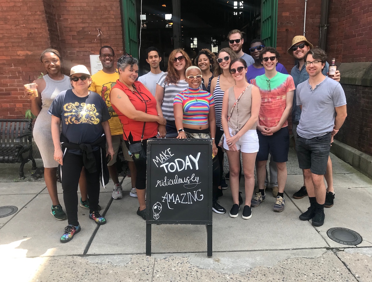 The Technically Media team at York Central Market, July 2019.