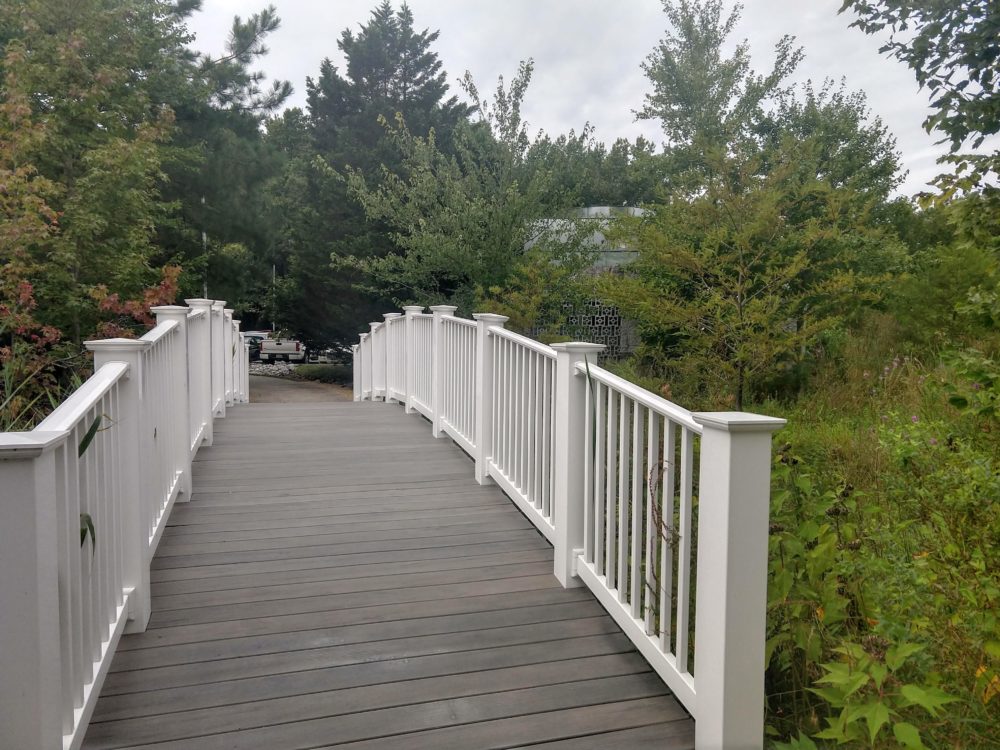 The walking bridge at Comcast